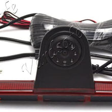 Vardsafe VS608C Brake Light Backup Camera & Clip-on Rear View Mirror Monitor for Mercedes Sprinter (Can See Rear Bumper)