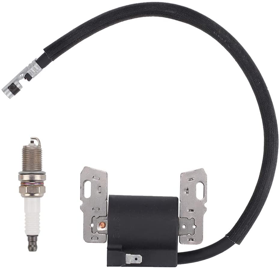 HONEYRAIN 490586 Magneto Armature Ignition Coil with Spark Plug for BS 591459 492341 495859 491312 690248 715231 Engine Lawn Tractor Generator Replace LG492341 LG495859 BS-591459 BS-492341 BS-490586