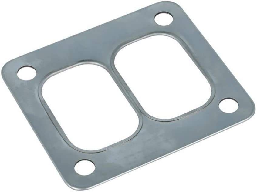 Divided T4 Turbo Turbocharger Inlet Twin Scroll Gasket Stainless Steel Turbine Garrett Precision PTE Turbonetics (Divided T4 Gasket)