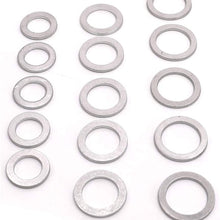 UTSAUTO Oil Crush Washers/Drain Plug Gaskets 15 Packs Replacement for Part # 94109-20000, 94109-14000, 90471-PX4-000 for Honda Accord Acura Civic Ridgeline Odyssey CRV CR-V Pilot Fit Element