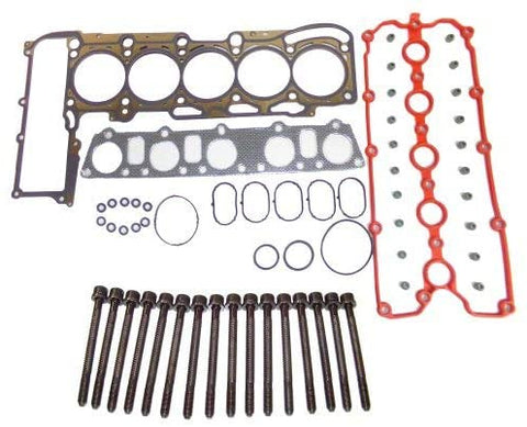 DNJ Head Gasket Set with Head Bolt Kit For 2005-2014 for Volkswagen Jetta 2.5L 2480cc 151cid L5 DOHC