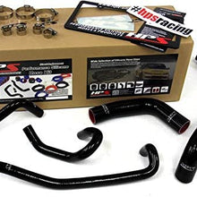 HPS 57-1424-BLK-2 Black Silicone Radiator Coolant/Heater Hose Kit