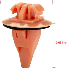 30pcs Fender Flare Clips Fit for Toyota 4Runner Tacoma RAV4 FJ Cruiser - Exterior Door Trim Panel Rear Plastic Rocker Panels Fasteners Retainer Kit Replaces # 75495-35010 75397-35010