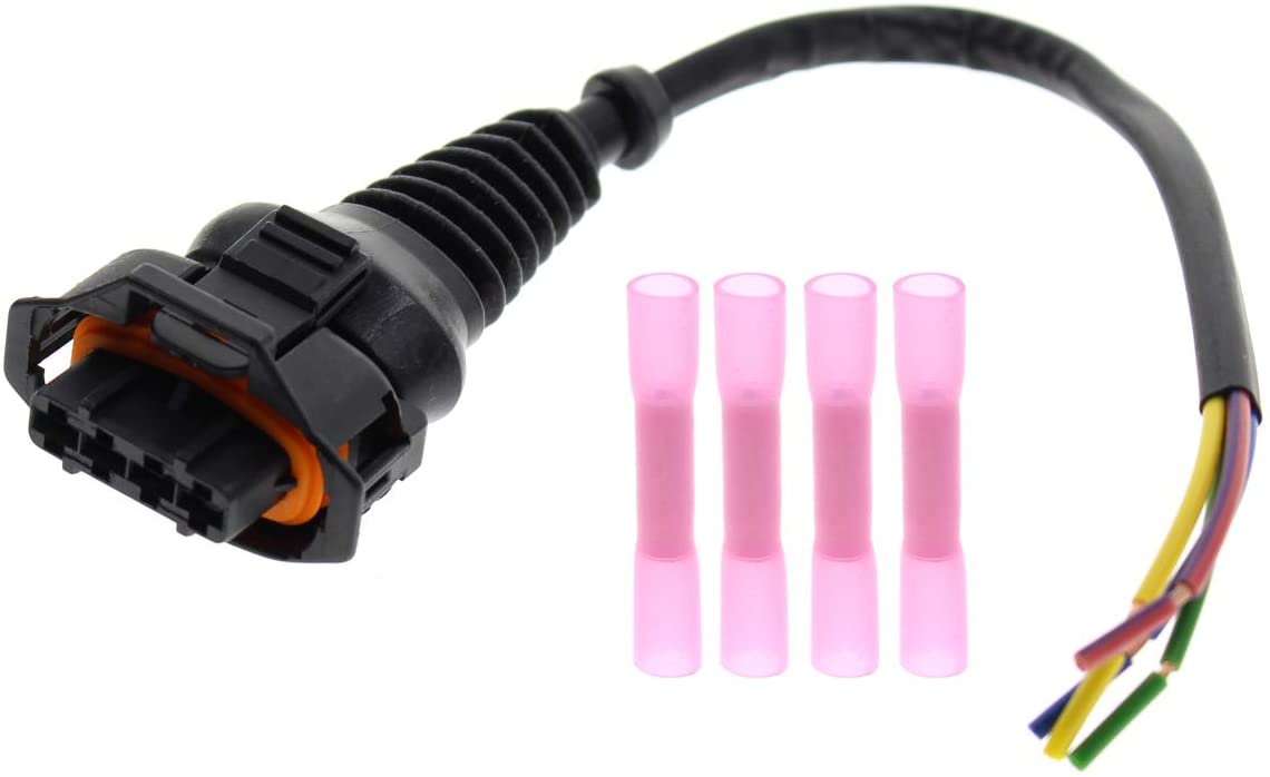 MOTOALL T-Map Sensor Pigtail Harness Wire Lead Wiring Connector Plug Cable Repair Kit 4 Way for 2875542 Polaris Scrambler RZR Sportsman Ranger 570 700 800 900 1000 850 XP Turbo EFI ACE 325 570 900