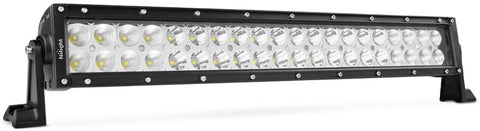 Nilight 50 Inch 288W Curved LED Work Light Driving Fog Lamp LED Light Bar Offroad Lighting for SUV UTE ATV Truck 4x4 Boat, 2 years Warranty, Model:70006C-A