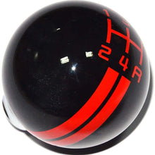 SMKJ 5 Speed Mustang White line Shift Knob Black Car Gear Stick Shift Shifter Knob Automatic Manual Shifter Knob Suitable for Most Transmission Vehicles