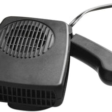 Jullynice Portable Car Auto Air Heater Electric Heating Fan Demist & Defrost Noise-Free Warm Air Blower for 12V Vehicle
