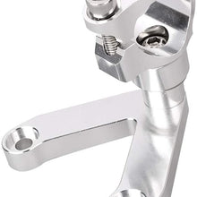 Mallofusa Motorcycle Stabilizer Steering Damper Bracket Mount Holder Kit Compatible for Ducati 848 2008 2009 2010 Gold