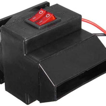 Wavel 12/24 V Heater Fan Replacement Interior Dual Switch Car Heating 200W Defroster Defogger Portable