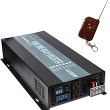 WZRELB 4000W 12V 120V Pure Sine Wave Solar Power Inverter with Remote Control Switch