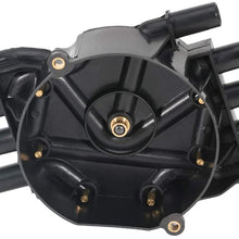 SCITOO Ignition Distributor Cap and Rotor Compatible with 1999-2002 Chev-y Cadillac GMC Savana 5.0L 5.7L for DR474 DR331