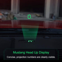 QHCP Car HUD Safe Drive Display Reflecting Windshield Head Up Display Screen Projector Fit For Ford Mustang 2015-2019