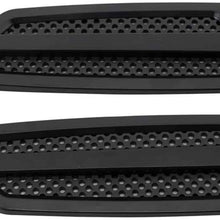 LSJVFK Car Air Flow Intake Grilles Hood Scoop Stickers Auto Bonnet Grille Vent Universal