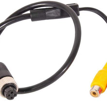 4 PIN Female to RCA Female Cable,M12 4PIN Shockproof Waterproof to RCA Video +DC Connector Adapter Wire,RCA to 4 -PIN Monitor/Camera Adapter