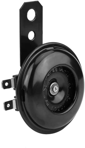 Motorcycle Horn,Universal Electric Motorcycle Horn Round Loud Speaker for Scooter Moped Dirt Bike