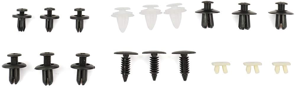 INEEDUP Car Retainer Clips Fasteners Cars Body Kits 6Sizes Push Style Bumper Clips fit for GM Ford Toyota Honda,150Pcs