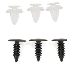 INEEDUP Car Retainer Clips Fasteners Cars Body Kits 6Sizes Push Style Bumper Clips fit for GM Ford Toyota Honda,150Pcs
