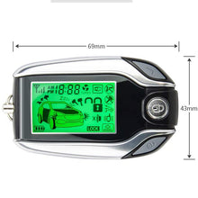 EASYGUARD EC204 2 Way car Alarm System with PKE Passive keyless Entry, Rechargeable LCD Pager Display & Remote Trunk Release, Shock Warning DC12V