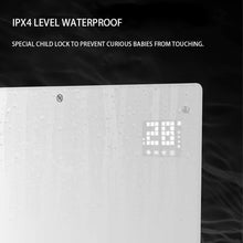 OCYE Heating Panel Heater, Vertical-Hung Dual-Purpose Quick-Heat Heater, Silent and Non-Drying, Safe Child Lock, Suitable for Home, Office, White