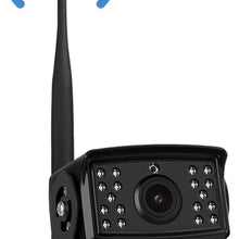 Wireless Backup Camera Add-on for AHD Wireless DVR System, 12v-24v Waterproof Night Vision Extra Reversing Camera for Digital Wireless Backup System, Transmission Distance up to 500M for Truck Bus