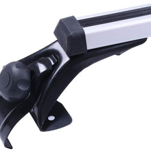 ECCPP Universal 48" Cross Bars Roof Rack fit for Chevrolet Cruze 2010-2017,for Chevrolet Impala 2014-2017,for Dodge Charger 2006-2017 Cargo Racks Rooftop Luggage Canoe Kayak Carrier Rack - 2 Pieces