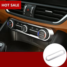 wroadavee Inner Console Air Conditioner Button Frame Cover Trim for Alfa Romeo Giulia 2017-2019