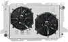 OzCoolingParts 85-97 Ford F-Series Radiator Fan Shroud Kit, 3 Row Aluminum Radiator + 2 x 12