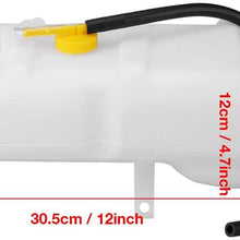 Keenso Car Engine Expansion Tank Cooling System Expansion Tank Header Coolant Overflow Bottle Dual Pipe Tank for Nissan Patrol GQ/Ford Maverick 88-94 17931-NI020DO