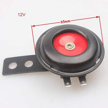 Aquiver Auto Parts New 12V Motorcycle Horn 65mm Diameter 105db Pit Dirt Bike Moped Scooter