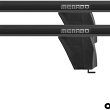 OMAC Auto Exterior Accessories Fixed Point Roof Rack Crossbars | Aluminum Black Lockable Roof Top Cargo Management Racks | Luggage Ski Kayak Carriers Set 2 Pcs | Fits Ford Transit Connect 2010-2013