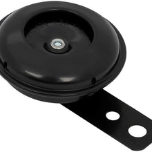 FEIPARTS Motorcycle Electric Horn 12V 105DB Round Horn Speaker with Bracket for Car Motorcycle Truck ATV Bike
