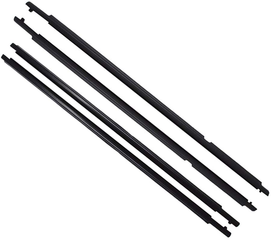 4 X Weatherstrip Window Molding Trim Seal Belt fit for 2008-2010 Toyota Highlander