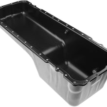 A-Premium Engine Oil Pan Compatible with Chevrolet Ford GMC Kenworth Western Star Peterbilt Freightliner Truck L6 7.2L Diesel (Caterpillar) C7 3126 3126B