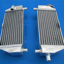 For Kawasaki KX125 KX 125 1999-2002 2000 2001 aluminum radiator and hose (green)