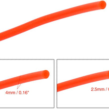X AUTOHAUX 10 M 32.8ft 2.5mm ID Universal Polyurethane PU Vacuum Hose Tube Red for Car Engine Cooling