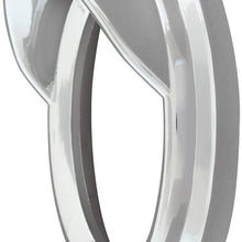 GG Grand General 68396 5-1/4 Inches Chrome Plastic Gauge Cover for Kenworth Speedometer