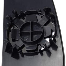 Driver Side Tow Mirror Glass with Base Outer Replacement for 09-18 Ram Pickup