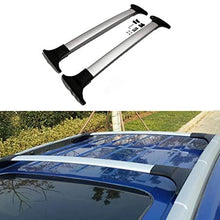 Cross Bar Fit for 2018 2019 2020 2021 Ford Ecosport Crossbar Roof Cargo Rack Silver (Model with Side Rails)