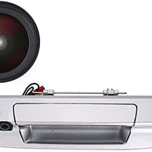 HD IP68 1280pixels 1000TV Lines Car Tail Trunk Handle Rear Color Parking Backup Camera Night Vision Reversing System Parking Aid for Toyota Hilux Revo Rocco/Invincible 50/AN120 130