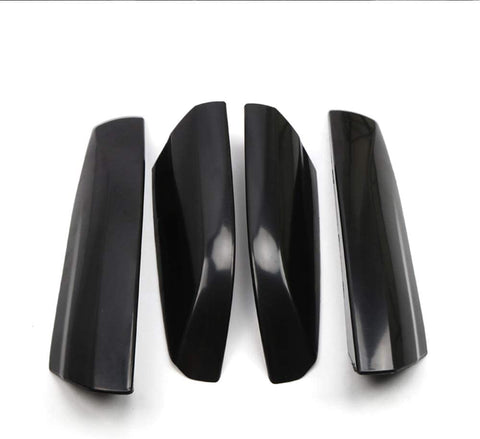 ITrims for Toyota Highlander XU40 2008-2013 Black Car Roof Rack Rail End Cover Shell Cap Replacement 4PCS