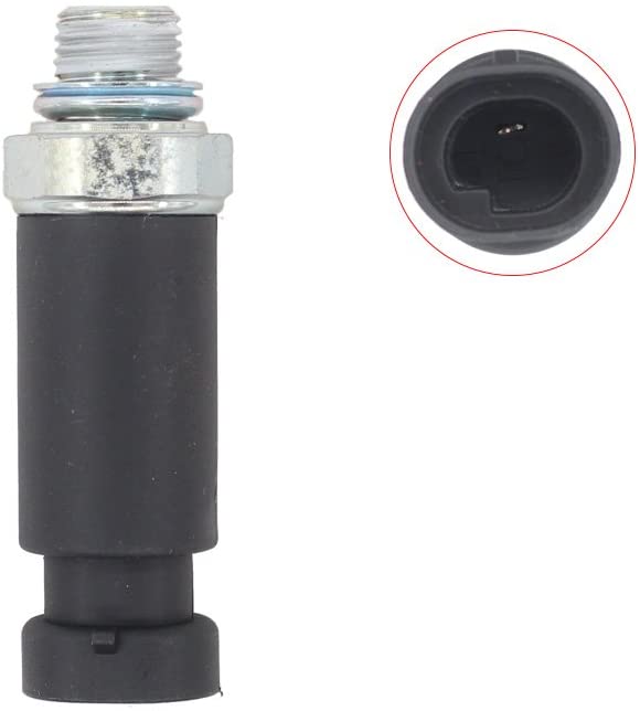 NewYall 12562267 Engine Oil Pressure Light 1 Term Sensor Switch w/Metal Gauge Spacer for Chevy GMC Pickup Truck SUV 19244505