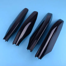 WNHSNM 4pcs Black ABS Roof Rack Rail End Cap Protective Decor Cover Fit for Toyota Land Cruiser Prado J120 Lexus GX 470