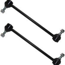 8pc Front Suspension Kit - Both (2) Front Lower Control Arm & Ball Joint, Inner & Outer Tie Rods, 2 Front Sway Bar Links - Fits Non Turbo 11.8 Inch Center to Center - for Cobalt G5 HHR ION Pursuit