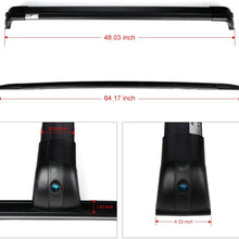 OCPTY Cross Bars w/Side Rails Roof Rack Fit For Land Rover Range Rover 2002-2012 Luggage Racks Rooftop Cargo Carrier Bag Luggage Kayak Canoe Bike Snowboard Skiboard