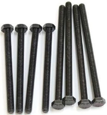 INNO Long Bolt Kit for Vehicles with Larger Factory Crossbars , Black