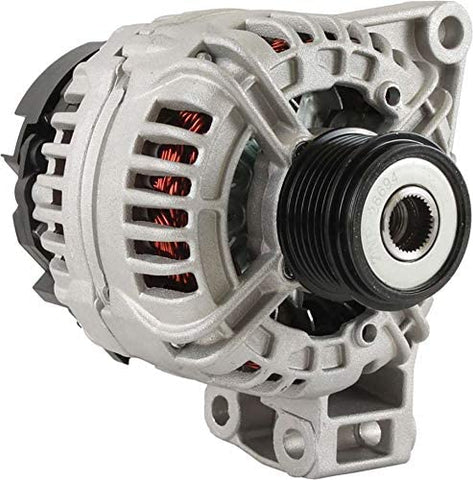 New Alternator Compatible with/Replacement for 3.6L(217) V6 BUICK ALLURE 06 07 08 0-124-425-063, AL8809N 1Clock 125Amp Internal Fan Type Clutch Pulley Type Internal Regulator CW Rotation 12V