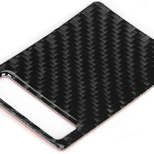 Side Air Condition Vent Sticker, Carbon Fiber Car Side Air Conditioner Vent Fe Sticker Fit for A6 2005-2011