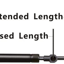 MYSMOT 2Pcs Universal Lift Support For Camper Rear Glass Window Lift Supports Extended Length 12.99 IN, Compressed Length 8.42IN, Force 30 Lbs, SE130P30