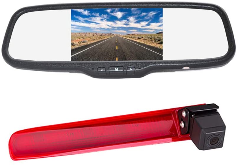 Vardsafe VS938C Brake Light Parking Rear View Reverse Camera Kit for Volkswagen Transporter T5 / T6 (with Twin Rear Doors)