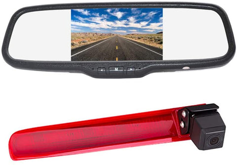 Vardsafe VS938C Brake Light Parking Rear View Reverse Camera Kit for Volkswagen Transporter T5 / T6 (with Twin Rear Doors)
